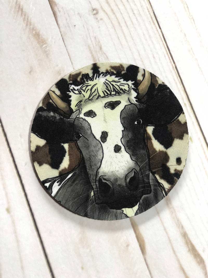 Cow Coasters (Set of 5)