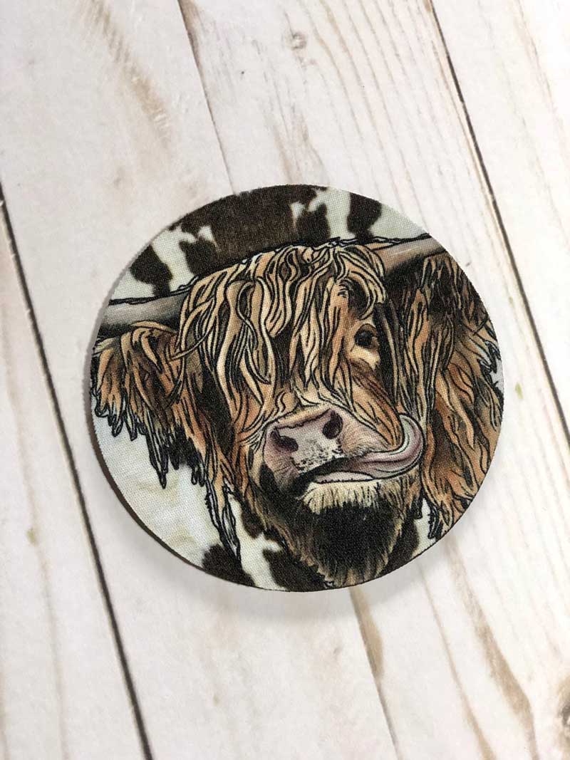 Cow Coasters (Set of 5)
