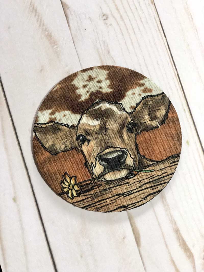 Cow Coasters (Set of 5)