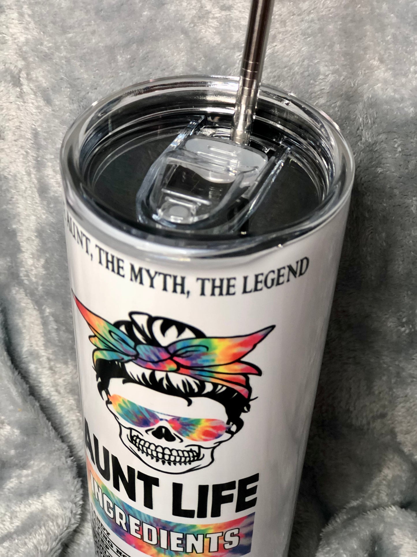 Aunt Life Tie Dye 20oz Tumbler