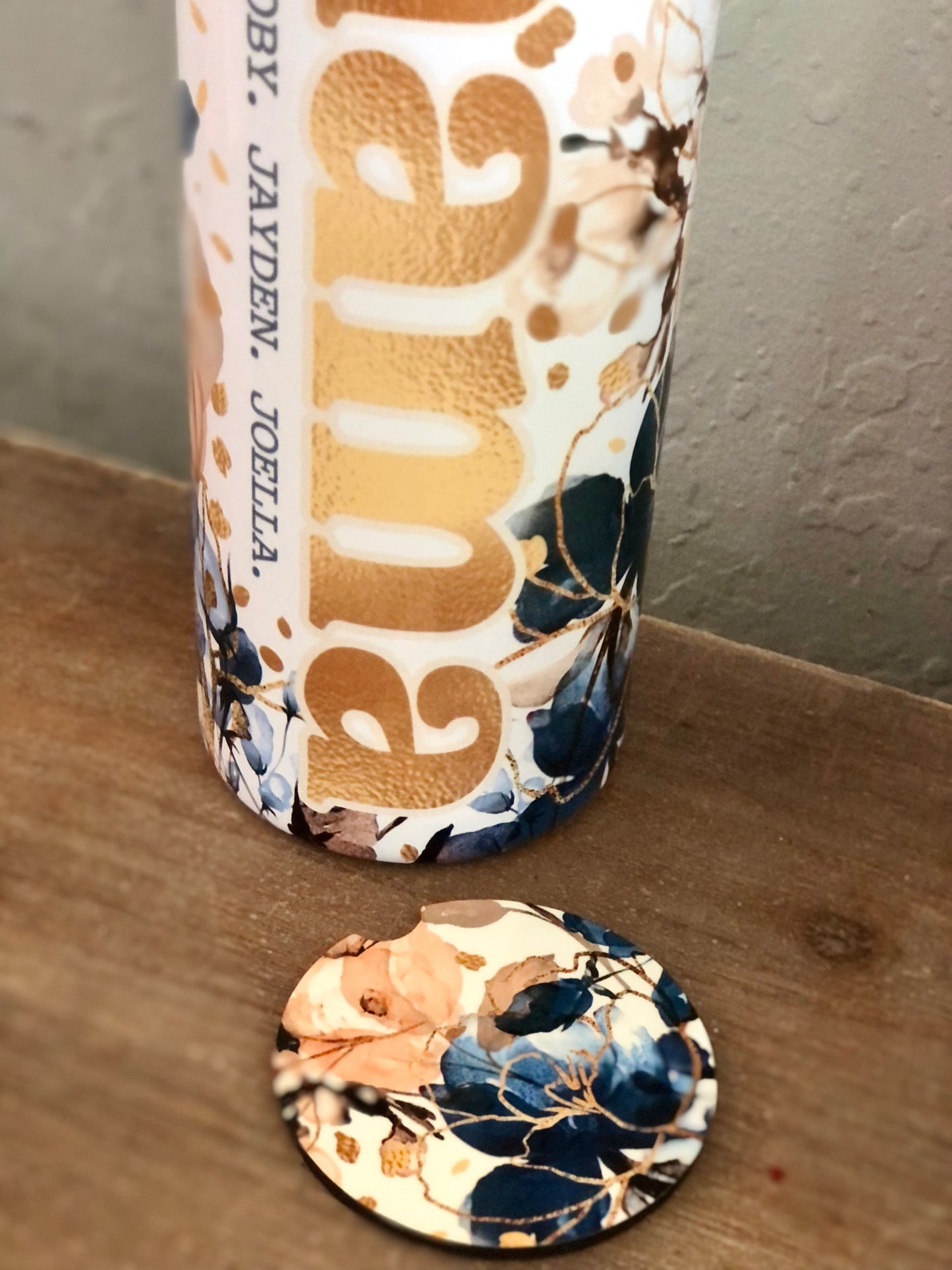 Mama Personalized 20oz. Tumbler Cup and Car Coaster