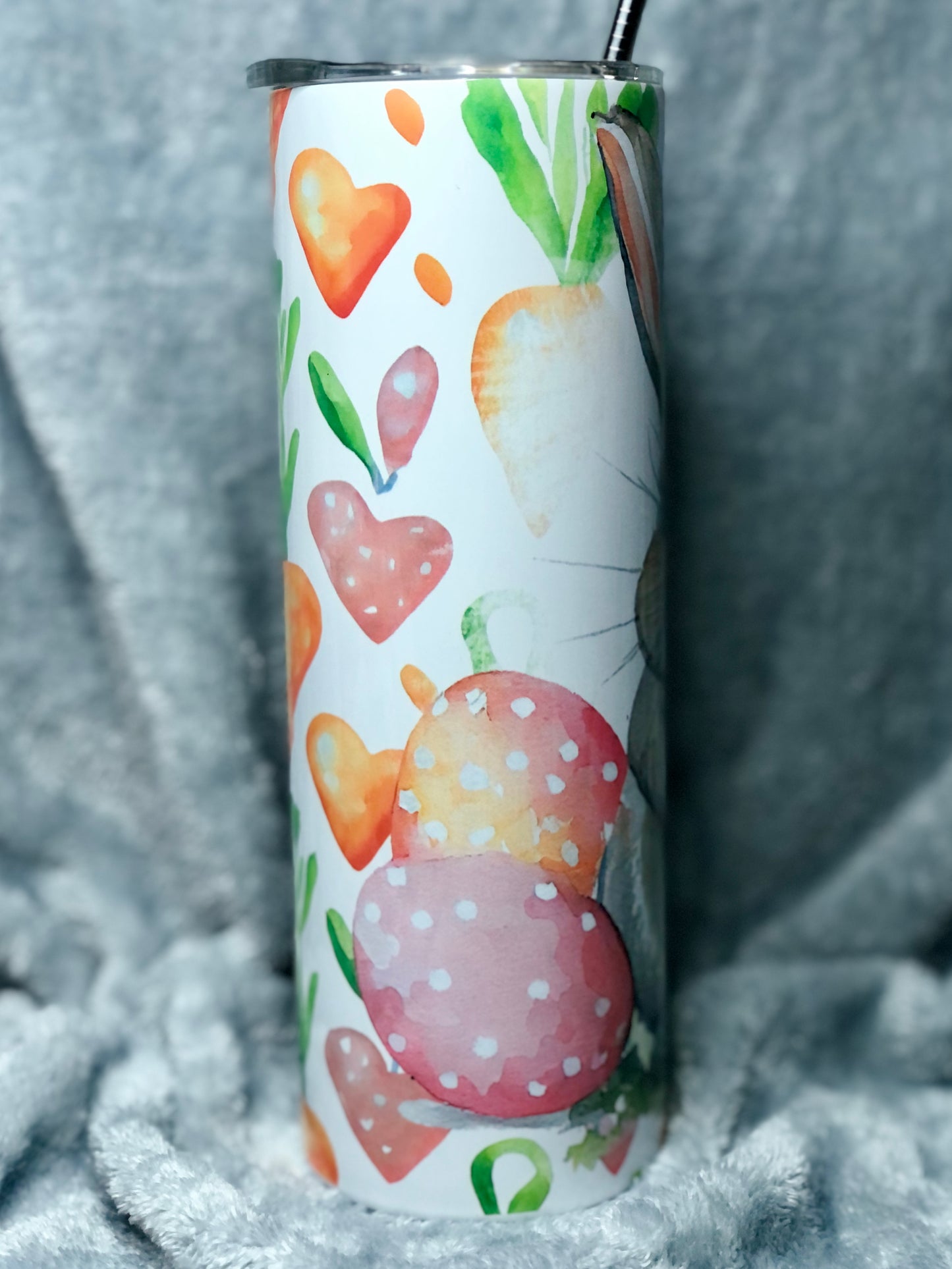 Easter Bunny Watercolor 20oz Tumbler