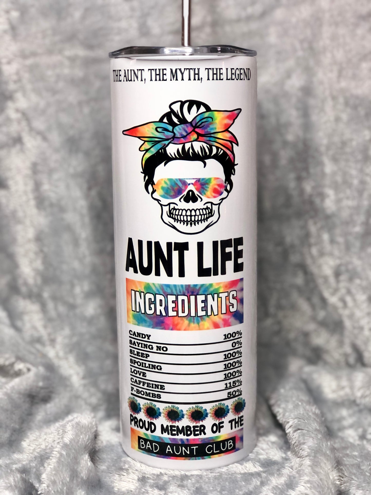 Aunt Life Tie Dye 20oz Tumbler