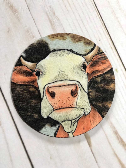 Cow Coasters (Set of 5)