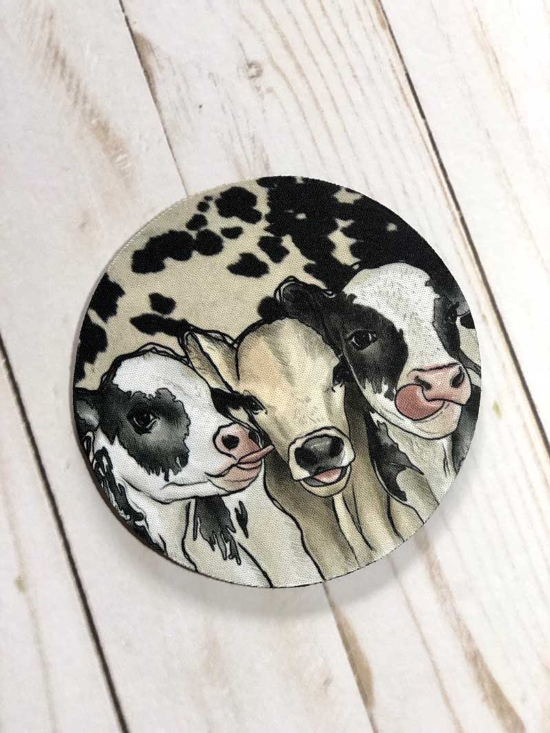 Cow Coasters (Set of 5)